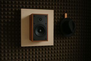 Akustikpanel i abstrakt, tredimensionell design